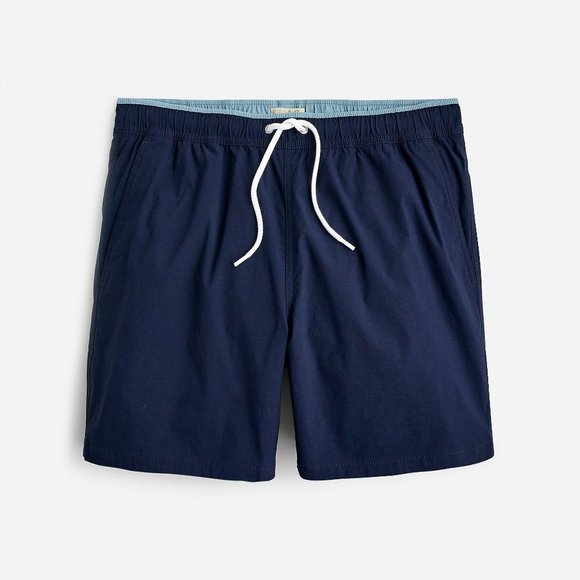 J. Crew  8" Stretch Swim Trunk - Picture 1 of 1